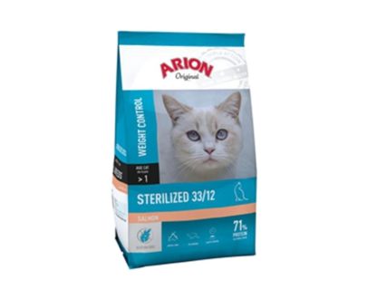 ARION - Original Cat Sterilized Salmón - Formatos 2 Kg y 7.5 Kg