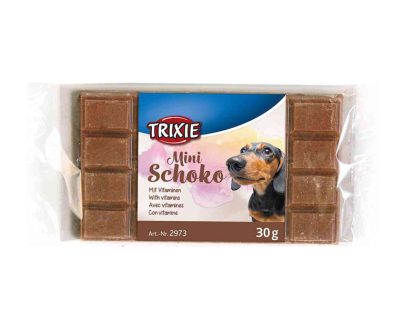 Tableta chocolate perros 30 gr. TRIXIE