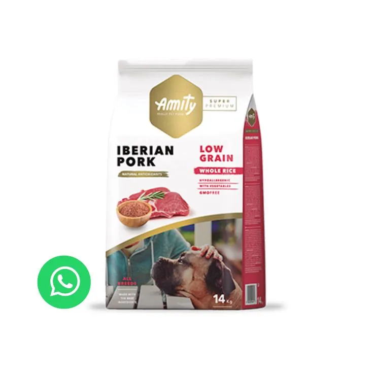 Amity Super Premium Adult Iberian Pork 4 O 14 Kg Alimentando Tu Mascota